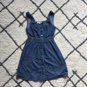 Denim cutout dress